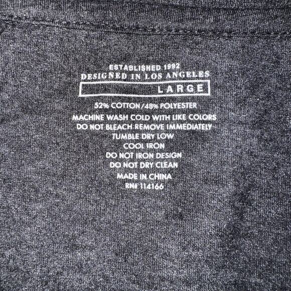 Women's Oregon Ducks Spelled Out UofO Grey Shirt T-Shirt Tee V-Neck Large Top - Picture 4 of 4